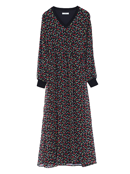 花柄スリットOP