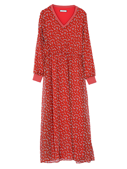 花柄スリットOP