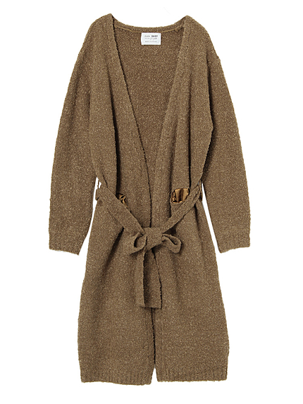 ブークレーロングカーデ