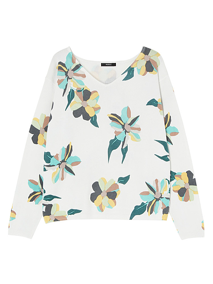 【CASUAL】safari flower ニット