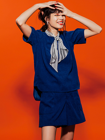 【CASUAL】フェイクスエードトップス