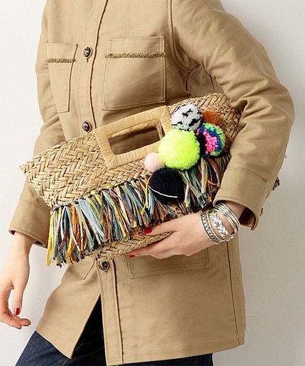 ＜Pippichic＞フリンジバスケット-united LOVE project 2016†