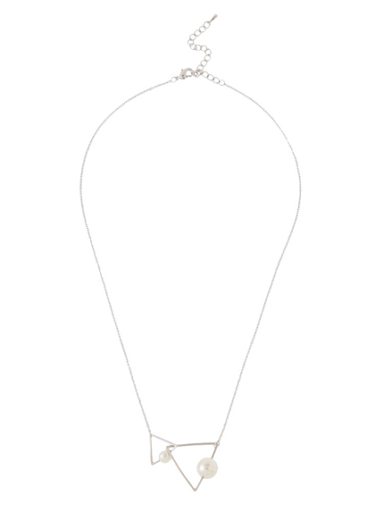 【goods】トライアングルパールネックレス