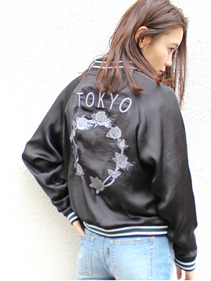 バルーンスリーブスカジャン