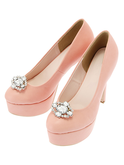 SPRINGビジューパンプス