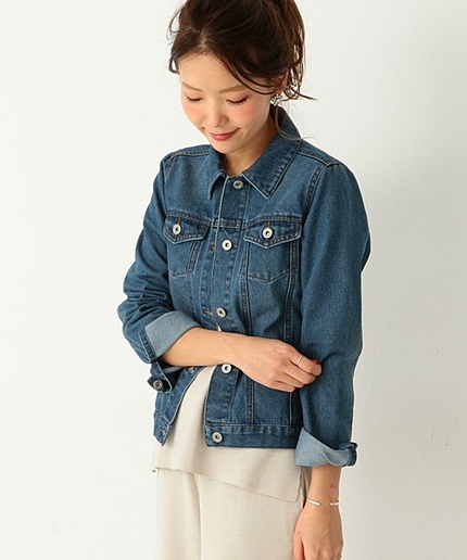 【WEB店舗限定】デニムGジャケット/ aeBC DNM G-JK