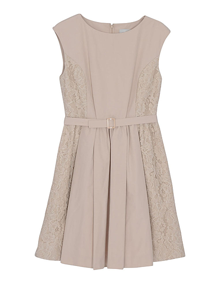 【se】サイドレースタックワンピース