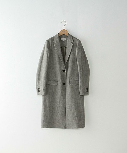 ＜Steven Alan＞LINEN CHESTER COAT/ﾁｪｽﾀｰｺｰﾄ