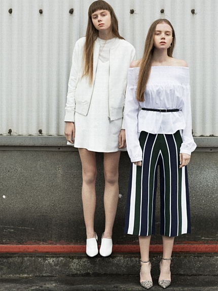 ROUGH STRIPE WIDEパンツ