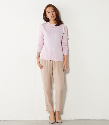 IラインベーシックリブKNIT