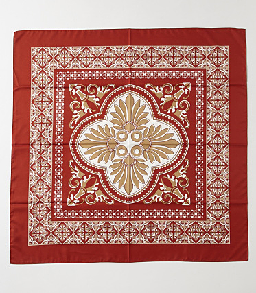 BIG TILE PATTERN SCARF