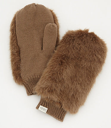 フェイクファー手袋