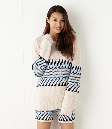 オルテガ柄ルームウエアP/O