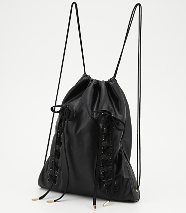LACE UP KNAP SACK
