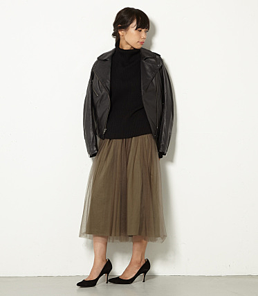 ミディ丈チュールSK