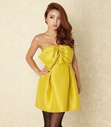 バストリボンキャミDRESS