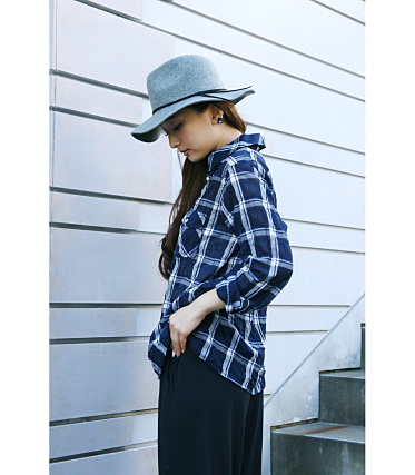 ダブルBIGチェック長袖シャツ