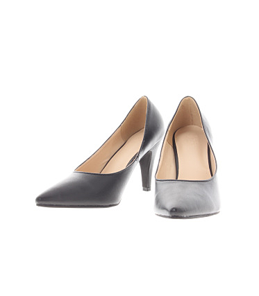 H9cmポインテッドトゥスムースパンプス（３）