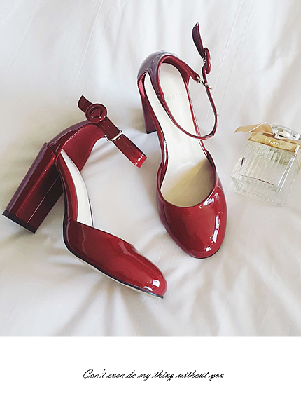 エナメル調メリージェーンヒール・全4色・s45664