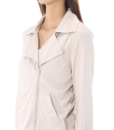 フェイクスウェードWライダースJK