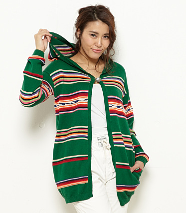 サーフボーダー ニット ガウン