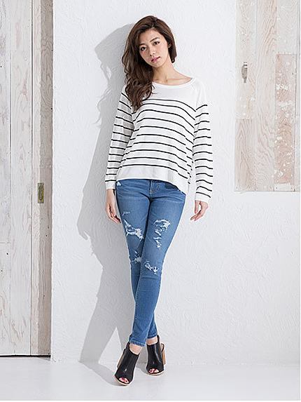 16.SS　ボーダーニット