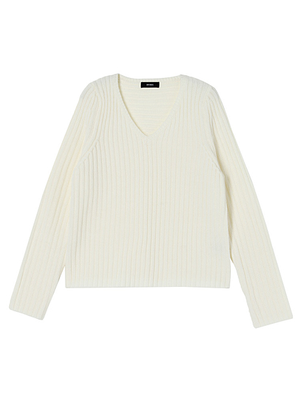 RIB WIDEニット