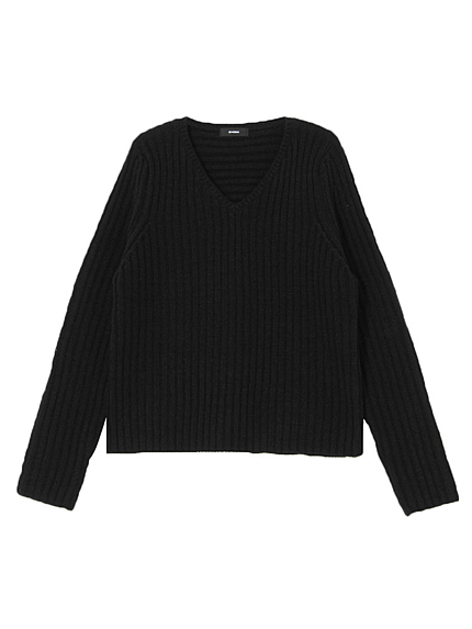 RIB WIDEニット