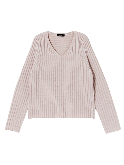 RIB WIDEニット