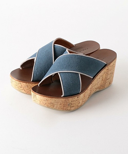 【別注】FABIO RUSCONI/OD FR パイピング ミュール/ファビオルスコーニ