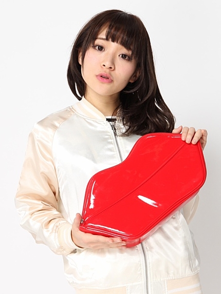 WEGO/リップクラッチバッグ