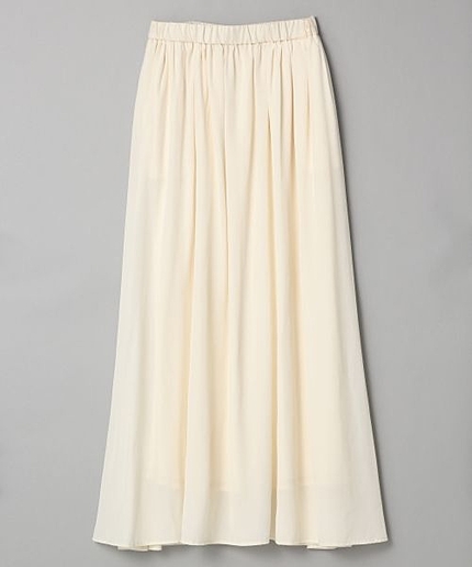 ギャザーロングスカート