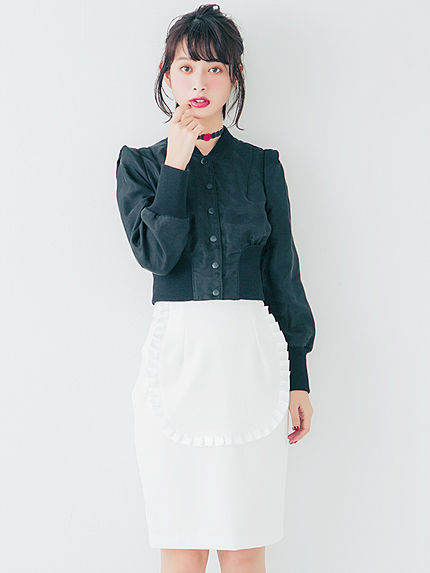 エプロンコクーンスカート