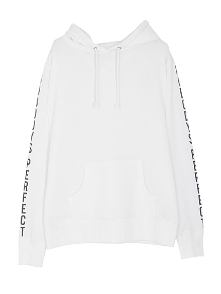 スリーブロゴパーカー