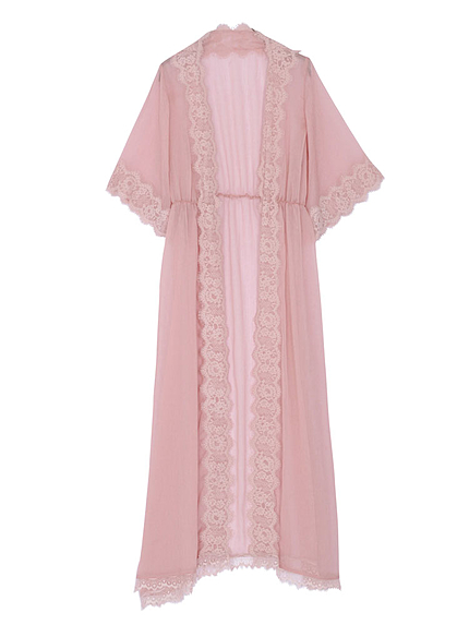 ロングベビードールガウン