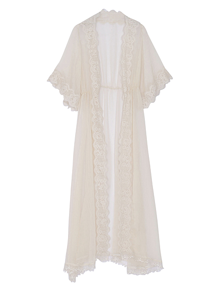 ロングベビードールガウン