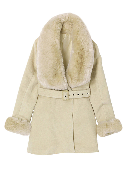 2WAYレディーファーコート