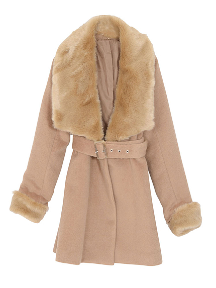 2WAYレディーファーコート