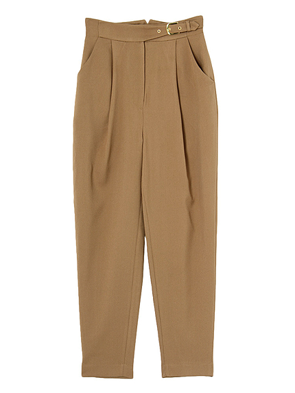 ハイウエストタックパンツ