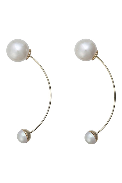 EFBイミテーションパールロングピアス