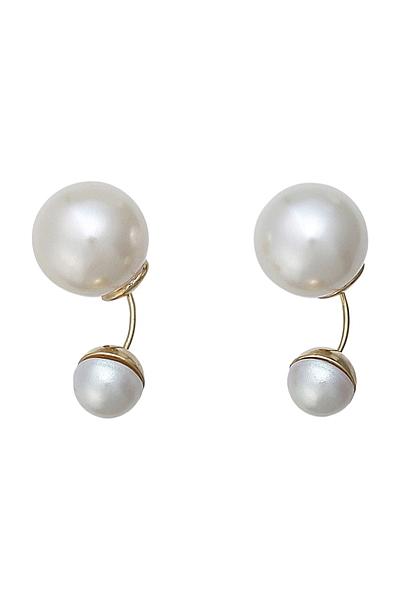 EFBイミテーションパールショートピアス