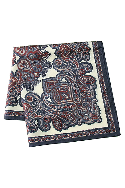 EFBペイズリープリントミニスカーフ