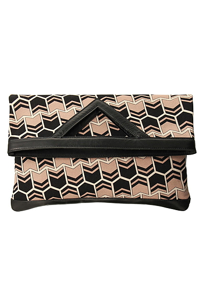 ジオメトリックプリント2Wayクラッチバッグ