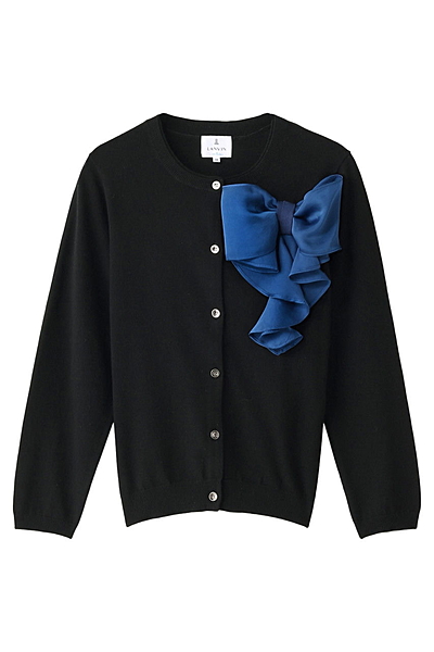 フリルリボンカーディガン