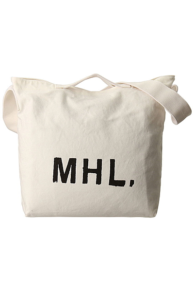 【MHL.】コットンショルダーバッグ