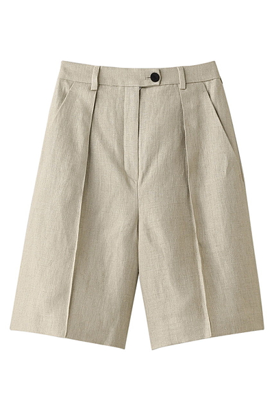 リネンショートパンツ