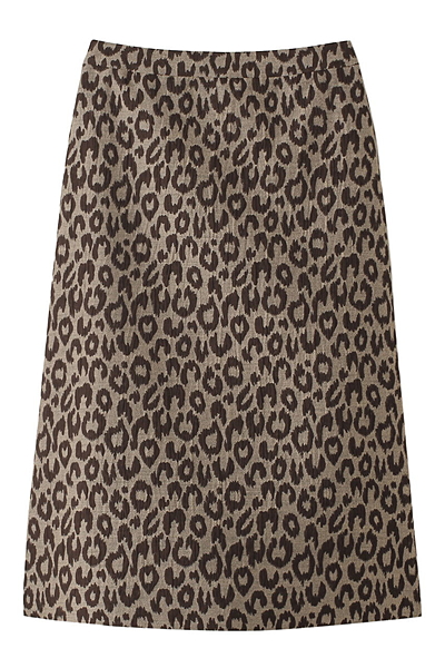 レオパード柄スカート
