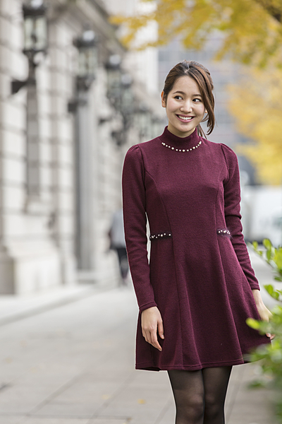 ビジューワンピ