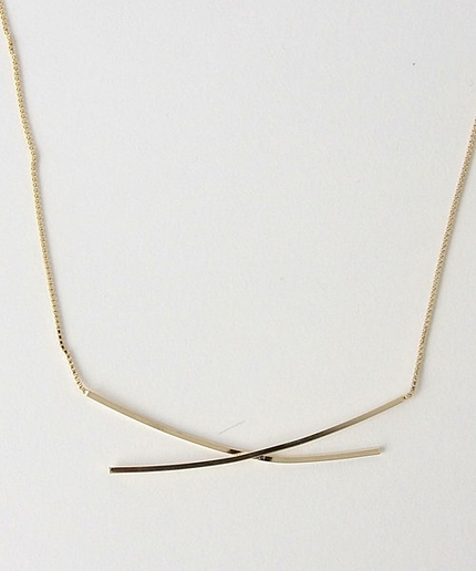 KC メタルクロスバーMDL/ネックレス