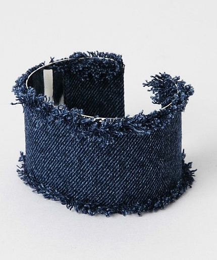 CB デニムフリンジ/ブレスレット